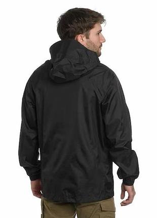Куртка анорак демісезон helikon-tex levanter чорна xs-xl