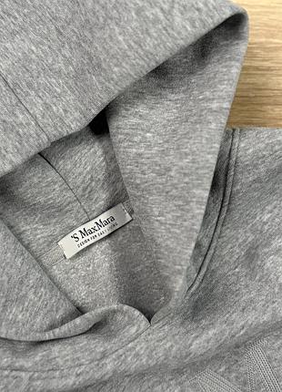 Худі жіноче max mara оверсайз сіре 5