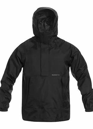 Чорний анорак куртка helikon-tex levanter демісезон розміри xs-xl