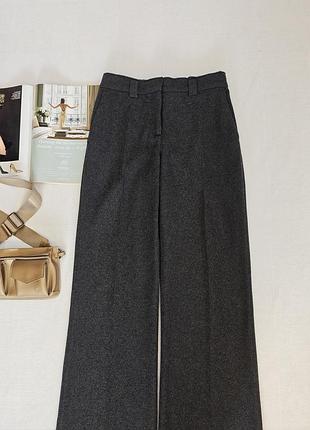 Широкие шерстяные брюки zara 4
