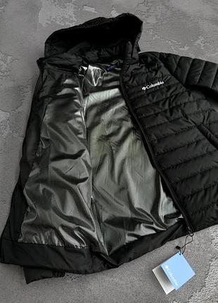Куртка columbia чорна демісезонна s-xxl