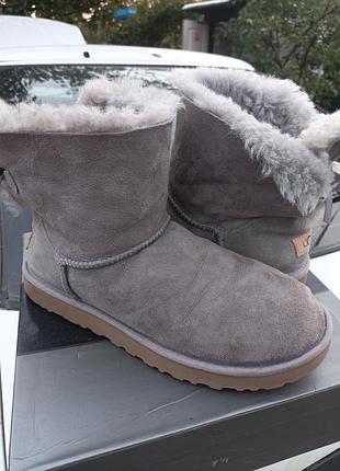 Уггі ugg сірі, розмір 42, устілка 26,5 см, натуральна замша