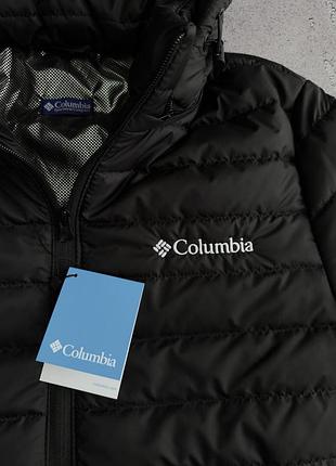 Демісезонна чорна куртка columbia s-xxl