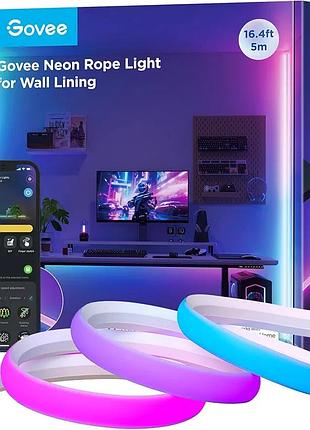 Уценка! розумна неонова стрічка govee h6641 wi-fi, bluetooth, керування через застосунок, синхронізація з музикою