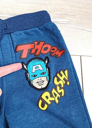 Брюки теплые на мальчика 6-7 лет marvel 3