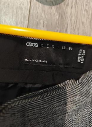Брюки шерстяные asos 5