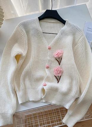 Трендовий кардиган кофта у стилі hand made