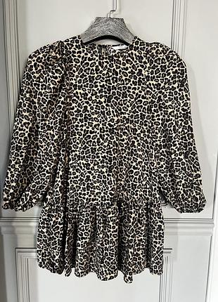 Детское платье с леопардовым принтом zara h&m m&s