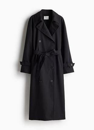 Двобортний тренч h&m | m | плащ