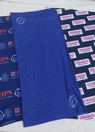 Набір бафів різних з написами компаній oxford, hps, strabag