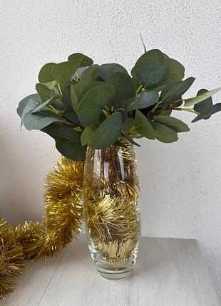 Ваза pasabahce flora для квітів, для декору. висота 26 см