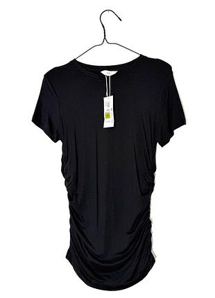 Нова чорна футболка з віскози marks&spencer