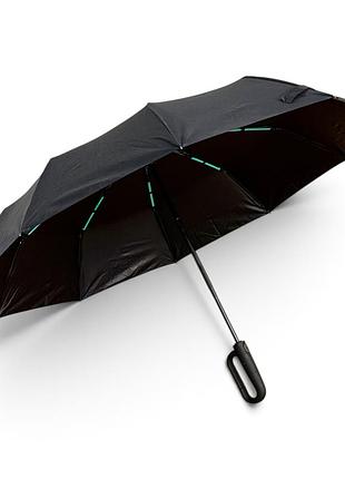 Парасоля primo loop 20 повний автомат, 20 спиць, ручка-карабін, upf 50+, 100 см - black