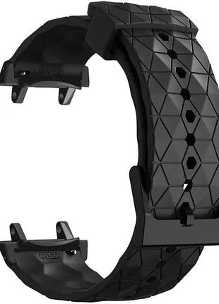 Ремешок primolux dimond силиконовый для часов xiaomi amazfit t-rex 3 (w2323gl2n) - black