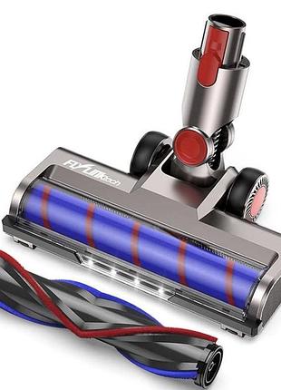 Турбощетка flylinktech h002 с 2 сменными валиками для пылесосов dyson (серий v7, v8, v10, v11, v15)