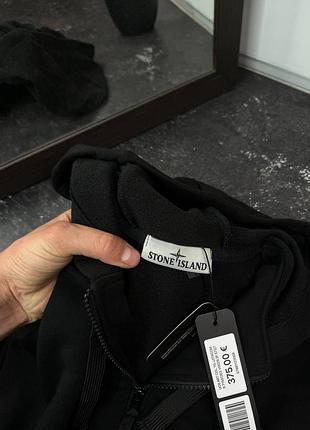 Зіп-худі stone island чорне 6