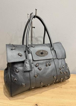 Шикарна шкіряна сумка mulberry