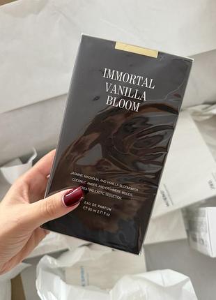 Парфуми immortal vanilla bloom  zara 80 мл