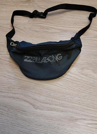 Поясна сумка billabong синя 24х14 см