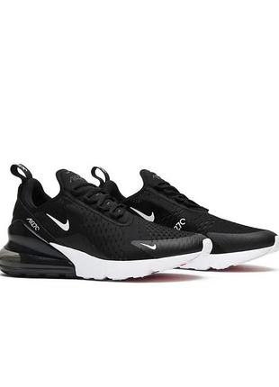 Кросівки nike air max 270 black white ah8050-002