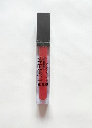 Блеск для губ красный помада большая lorena beauty lip gloss макияж бордовая малиновая