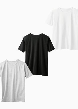 Мужская базовая футболка up2fashion, комплект из 3 штук, размер м; xl