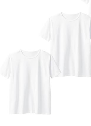 Мужская  белая базовая футболка из вискозы (бамбука) up2fashion, комплект из 2 штук, размер xxl