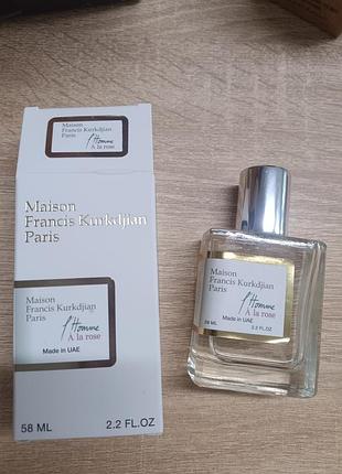 Мужской тестер maison francis kurkdjian a la rose homme 58 ml