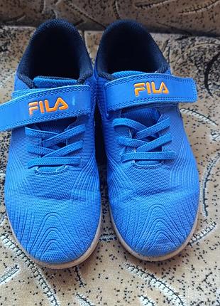 Футзалки дитячі fila, сині, 32 розмір, 21 см устілка