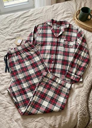 Затишна фланелева піжама primark у клітинку (100% бавовна)