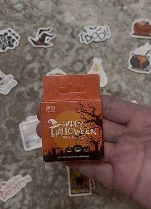Стікери хеловін halloween trick or treat