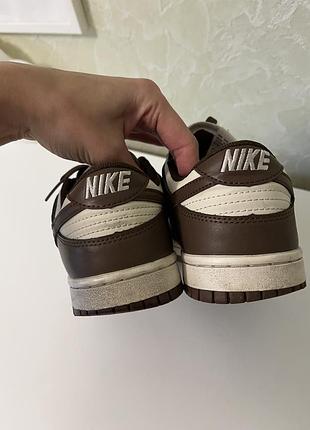 Кросівки жіночі nike dunk low brown 3