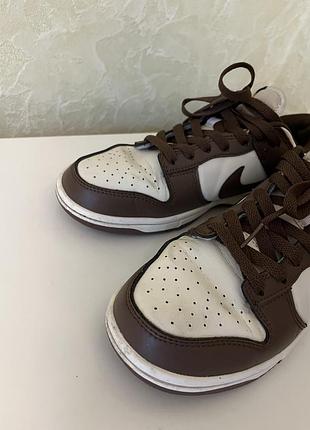 Кросівки жіночі nike dunk low brown 2