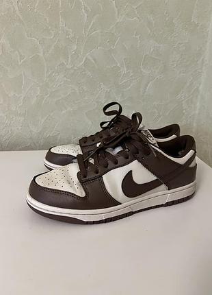 Кросівки жіночі nike dunk low brown