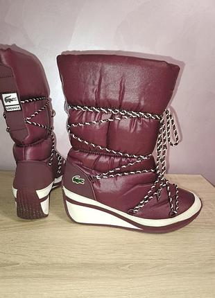 Lacoste бутики сапоги водоотталкивающие теплые