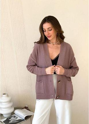 Кардиган женский casual розовый art knit