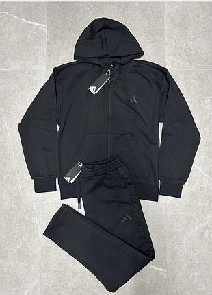 Оригінал костюм спортивний чорний adidas адідас