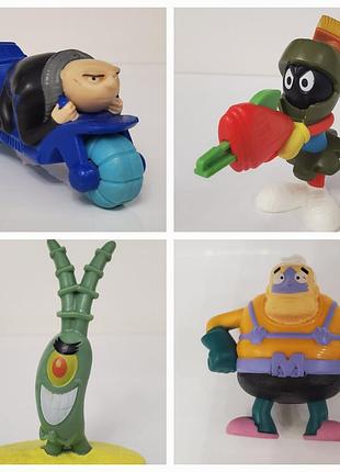 Лот игрушек макдональдс хэппи мил (happy meal) — губка боб spongebob x one piece, грю, марвин
цена:
320 грн за всё.