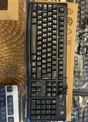 Клавіатура logitech k120 дротова повнорозмірна чорна