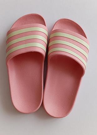 Шлепанцы (пантолеты) adidas adilette aqua в розовом цвете (модель wonder mauve 37размер