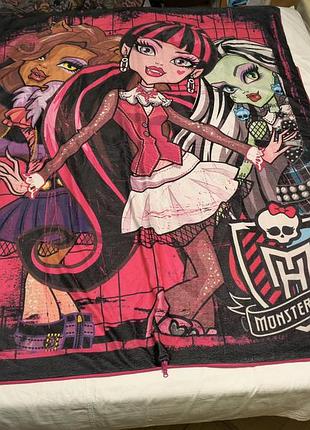 Детский спальный мешок supled -трансформер monster high -оригинал mattel - 64 х 152 см