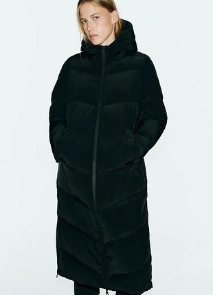 Стеганый анорак 50% пух 50% перья water repellent windproof