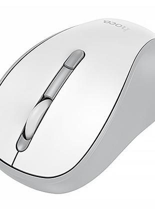 Мышь беспроводная hoco gm41 exciting bluetooth + 2.4g white