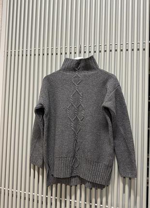 Жіночий светр weekend max mara сірий з коміром