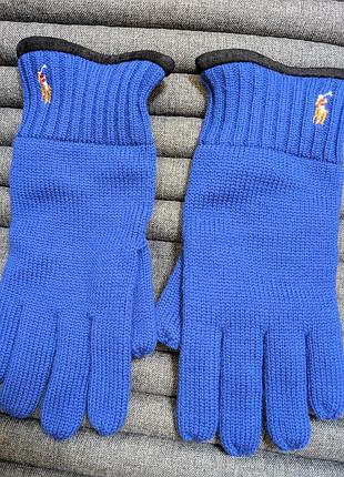 Чоловічі рукавиці перчатки polo ralph lauren merino wool оригінал