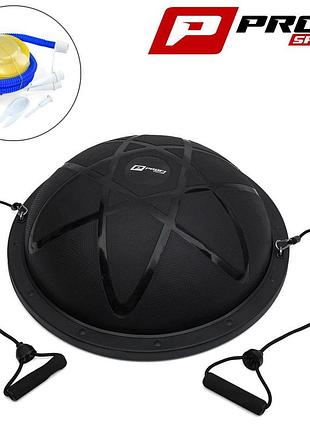 Полусфера для фитнеса с эспандерами bosu profi sport ms 2609-5