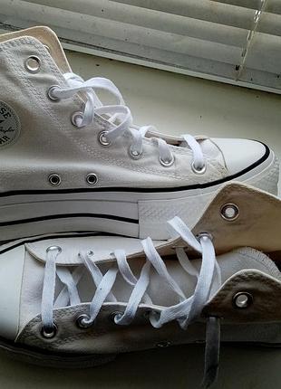 Високі жіночі кеди на платформі converse (оригінал)