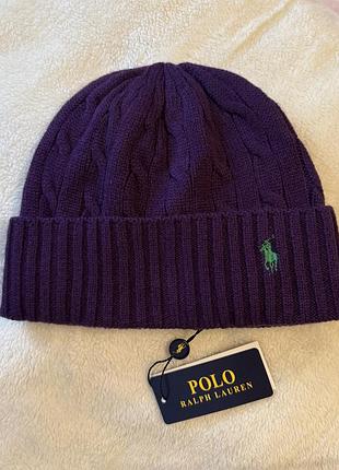 Шерстяная шапка ralph lauren