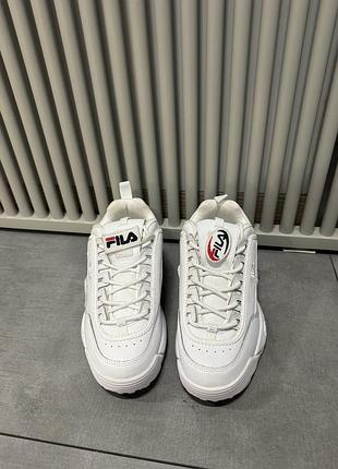 Кросівки fila білі 39 розмір на платформі