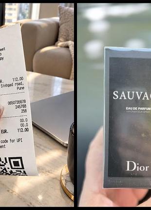 Парфуми christian dior sauvage eau de parfum для чоловіків 100 мл